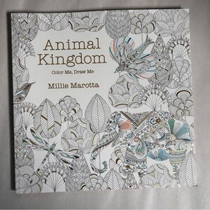 Animal Kingdom Coloring Book Intricate Designs Colour Me Draw Me Millie Marietta